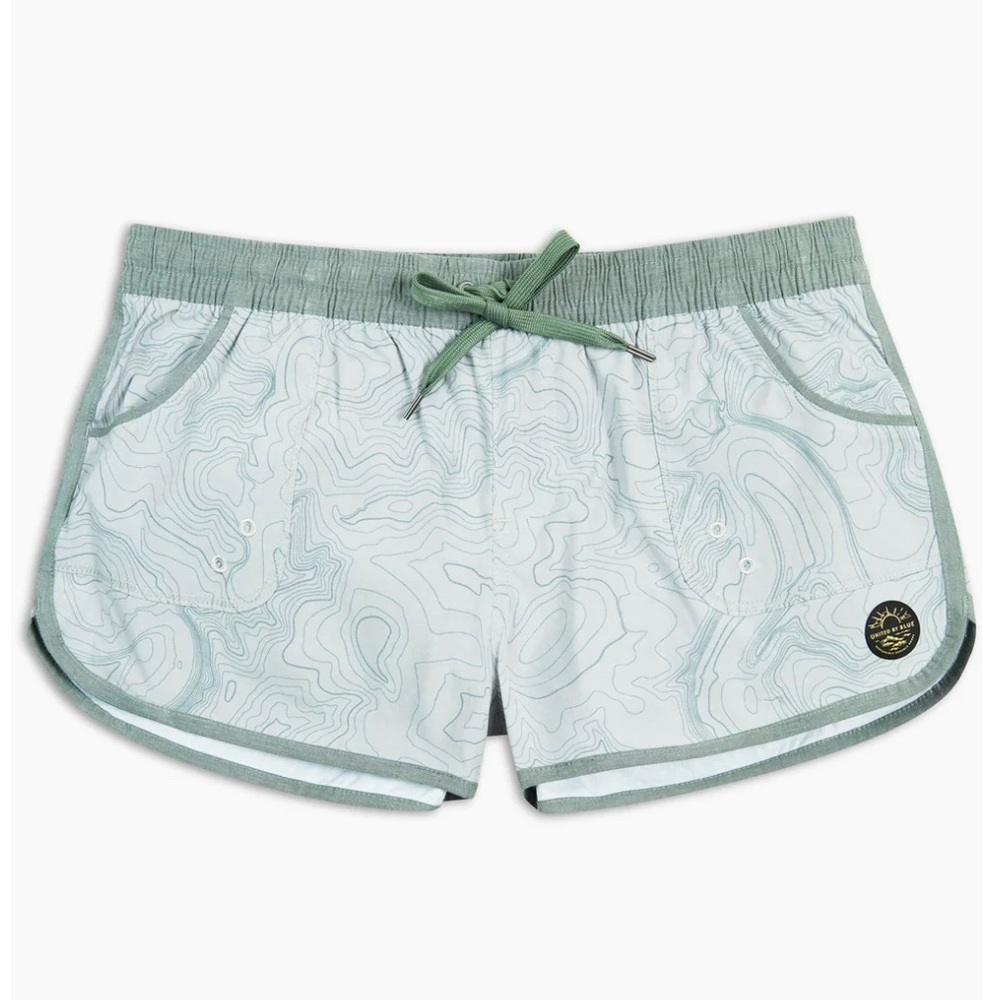 United By Blue Women’s Topography Board Shorts